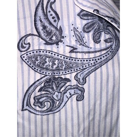 GREAT CONDITION WOMEN NO-IRON Paisley-Print Cotton Shirt bohemian BLOUSE CHICO S - Picture 11 of 14